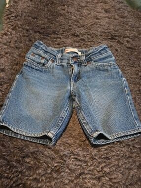 LEVI'S Kids Blue Denim Shorts